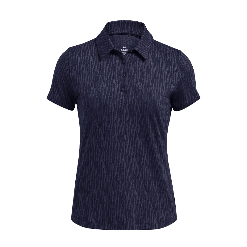 UNDER ARMOUR Playoff 3.0 Digi Jacquard Women's Polo (Navy)