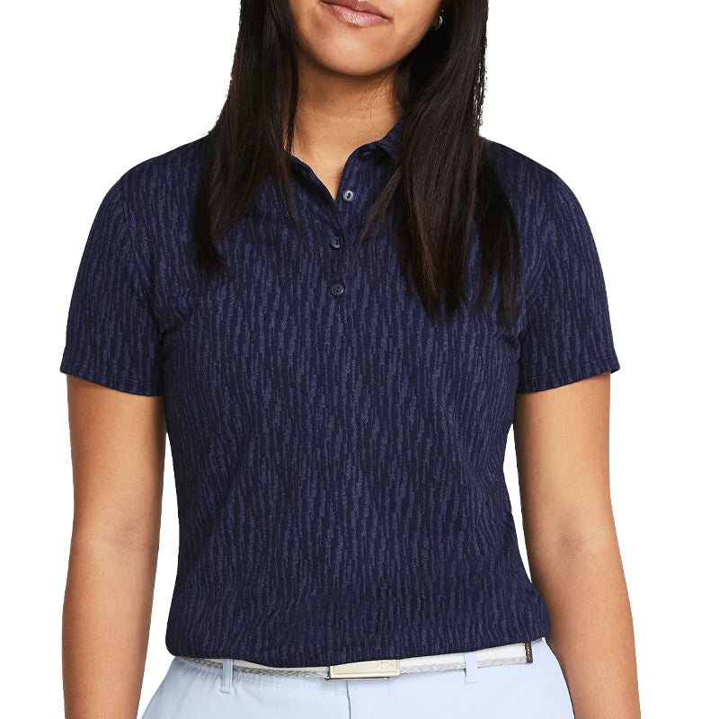 UNDER ARMOUR Playoff 3.0 Digi Jacquard Women's Polo (Navy)
