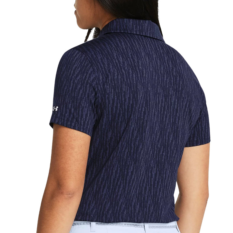 UNDER ARMOUR Playoff 3.0 Digi Jacquard Women's Polo (Navy)
