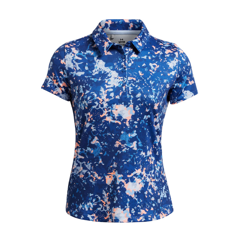 UNDER ARMOUR Playoff 3.0 Printed Women's Polo (Tech Blue)