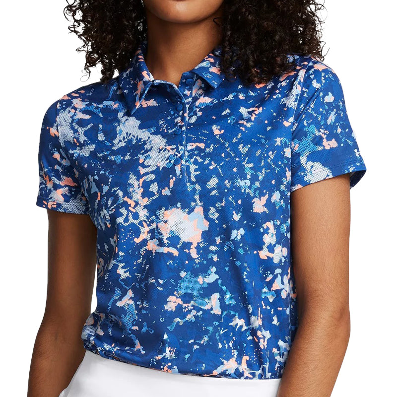 UNDER ARMOUR Playoff 3.0 Printed Women's Polo (Tech Blue)