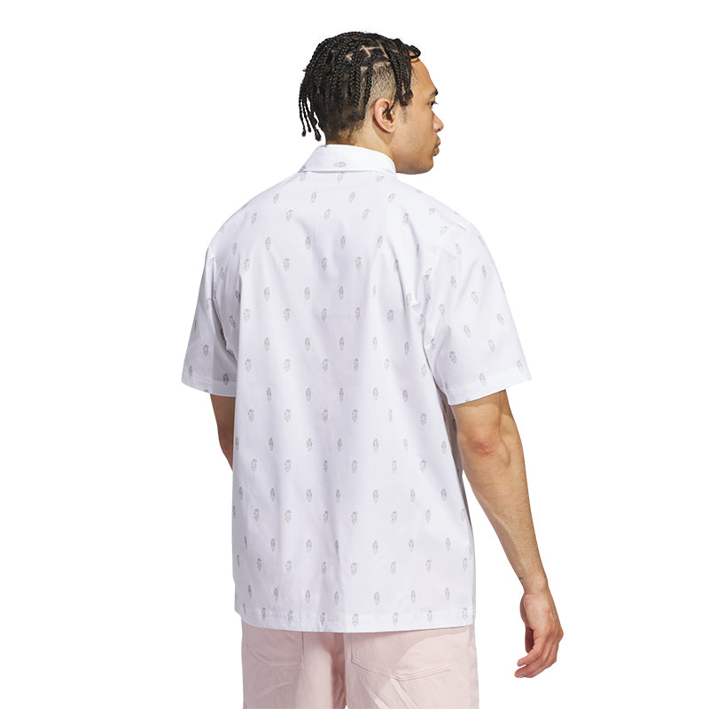 ADIDAS Go-To Resort Button Down Men?s Polo (White)