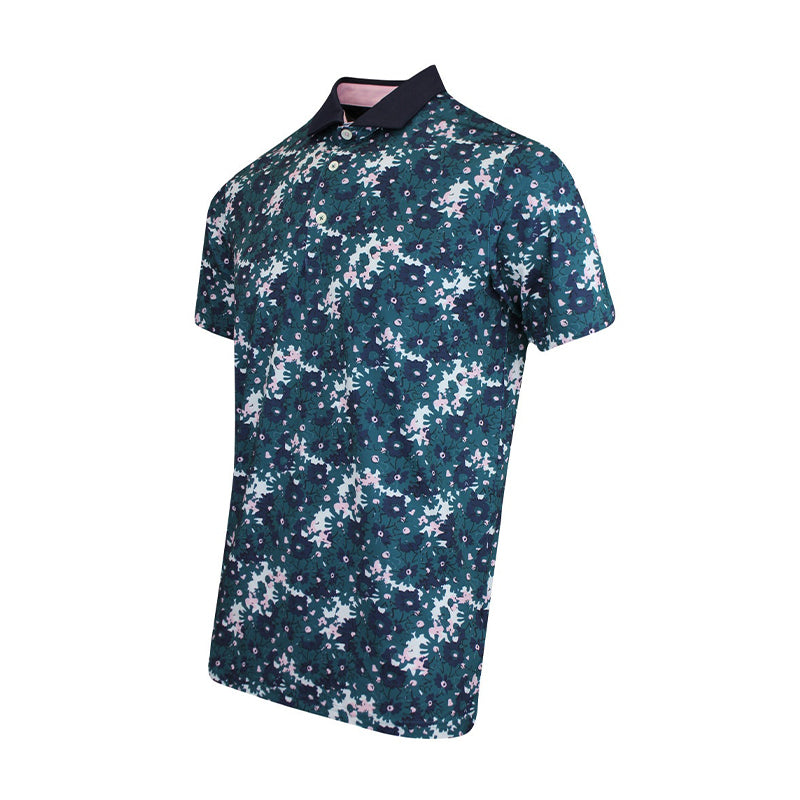 PUMA x Arnold Palmer Floral Men's Polo (Cold Green)