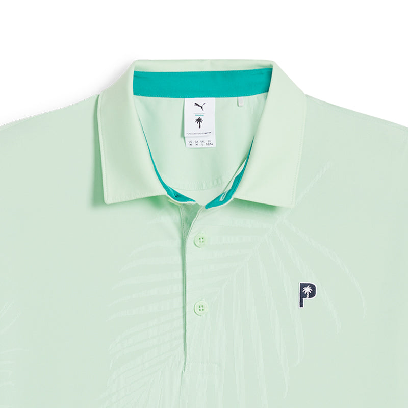 PUMA x PTC Jacquard Men's Polo (Fresh Mint)
