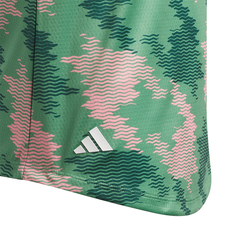 ADIDAS HEAT.RDY Print Girl's Polo (Green)