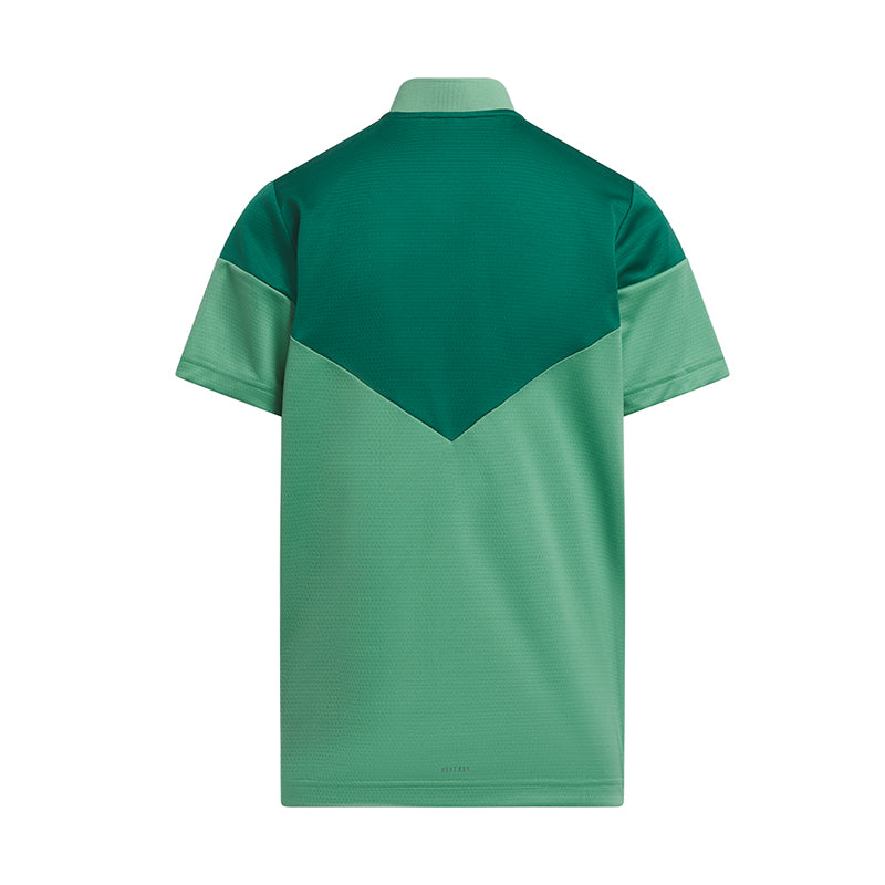 ADIDAS HEAT.RDY Sport Collar Boy's Polo (Green)