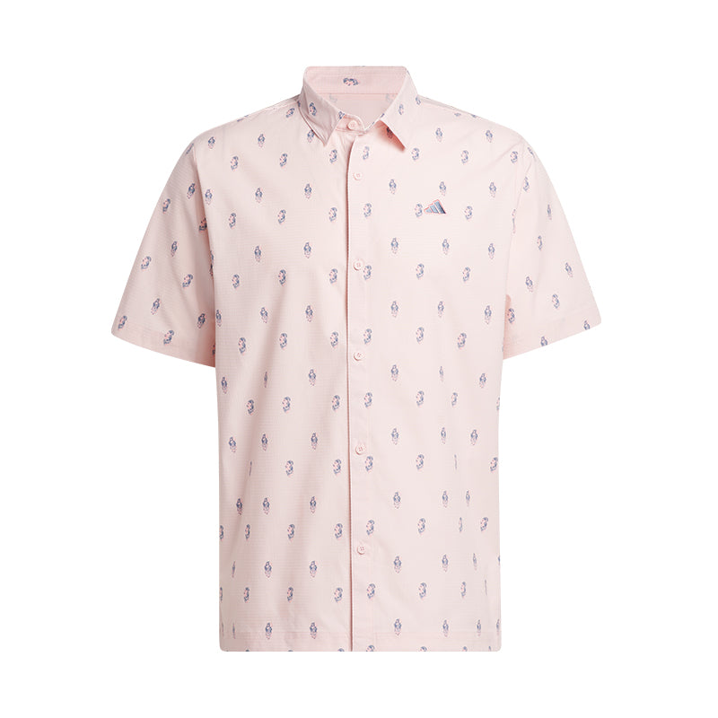 ADIDAS Go-To Resort Button Down Men’s Polo (Pink)