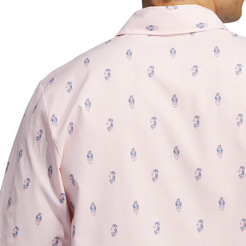 ADIDAS Go-To Resort Button Down Men’s Polo (Pink)