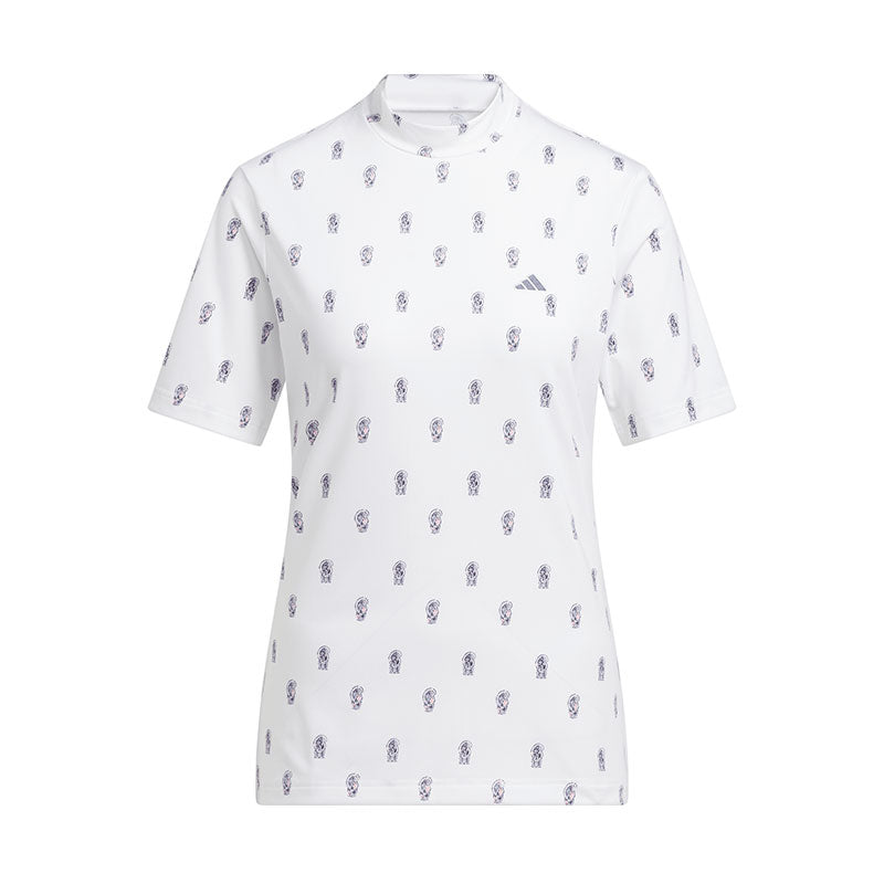 ADIDAS Go-To Paisly WomenÆs Mock Shirt (White)