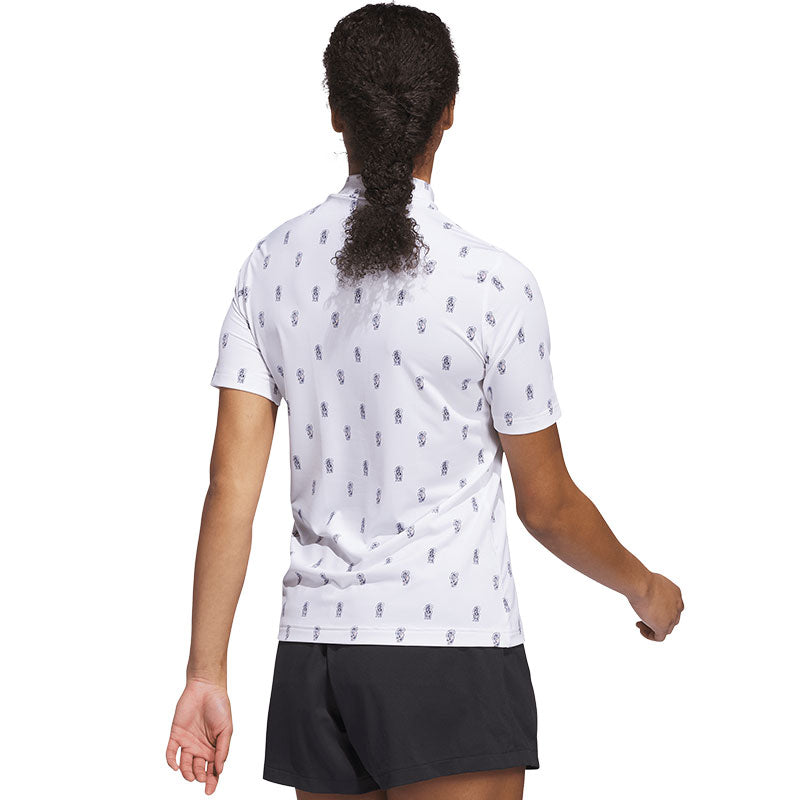 ADIDAS Go-To Paisly WomenÆs Mock Shirt (White)