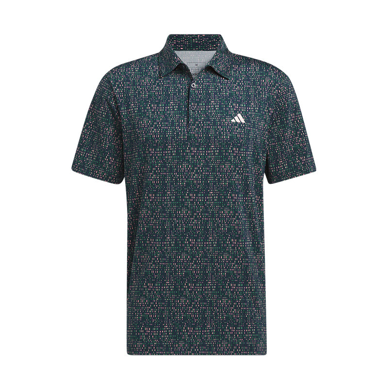 ADIDAS Ultimate365 Power Grid Print Men?s Polo (Navy)