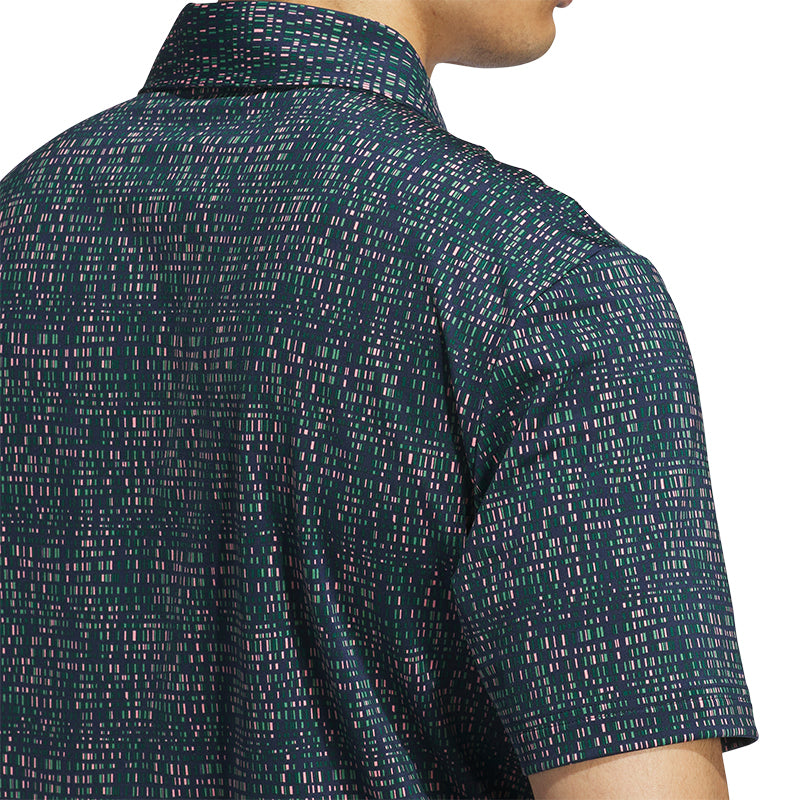 ADIDAS Ultimate365 Power Grid Print Men?s Polo (Navy)