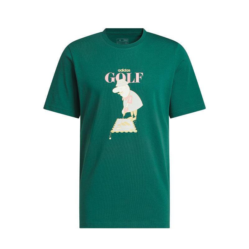 ADIDAS Chip Greens Graphic Men's T-Shirt (Green)