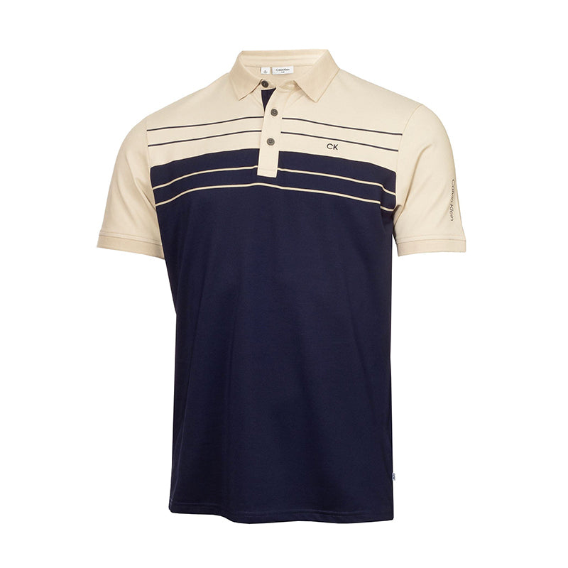CALVIN KLEIN Georgetown Men's Polo (Sand Marl)