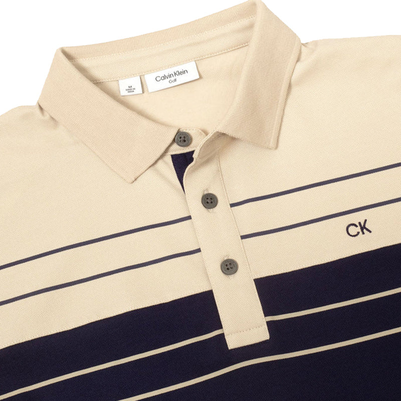 CALVIN KLEIN Georgetown Men's Polo (Sand Marl)