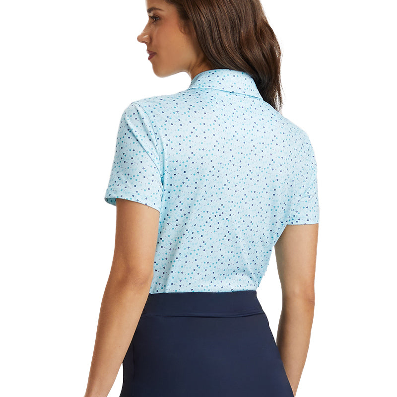 GFORE Aye Poppy Tech Jersey Women's Polo (Daybreak)