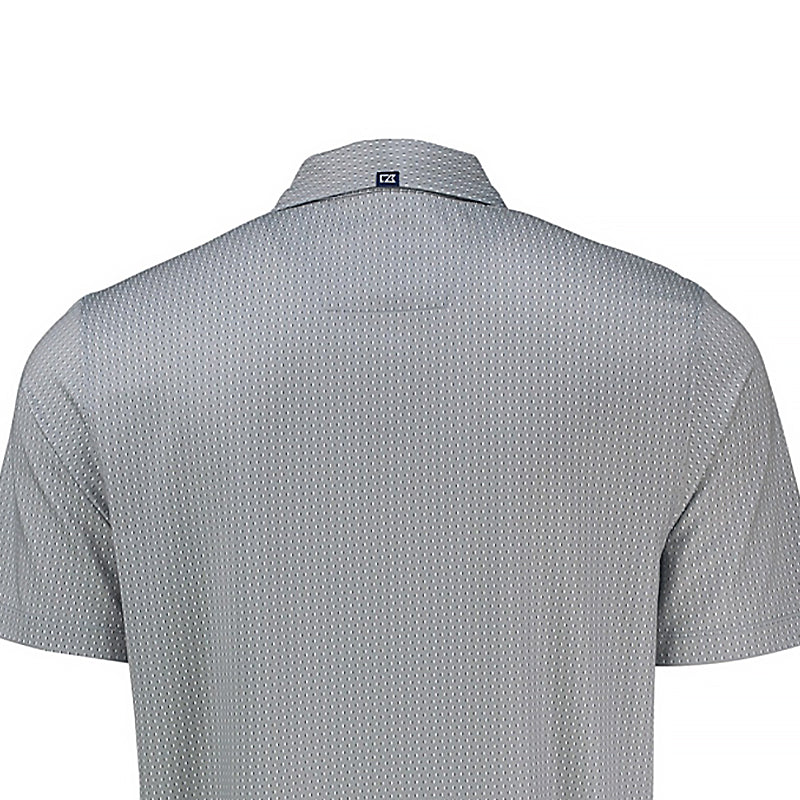 CUTTER & BUCK Pike Eco Shadow Check Print Recycled Men?s Polo (Polished)