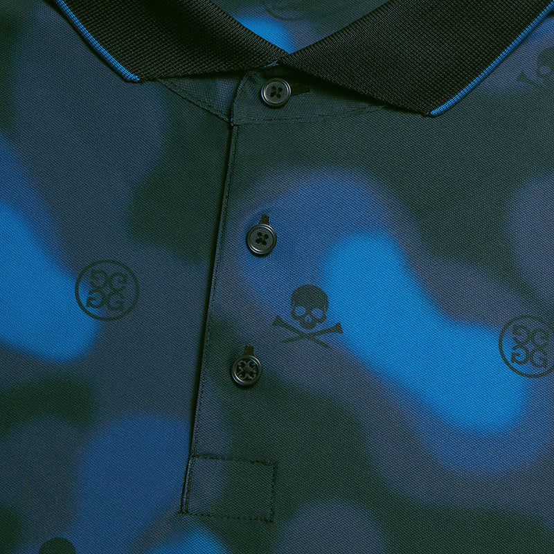 GFORE Blur Icon Camo Tech Piqu? Men's Polo (Twilight)