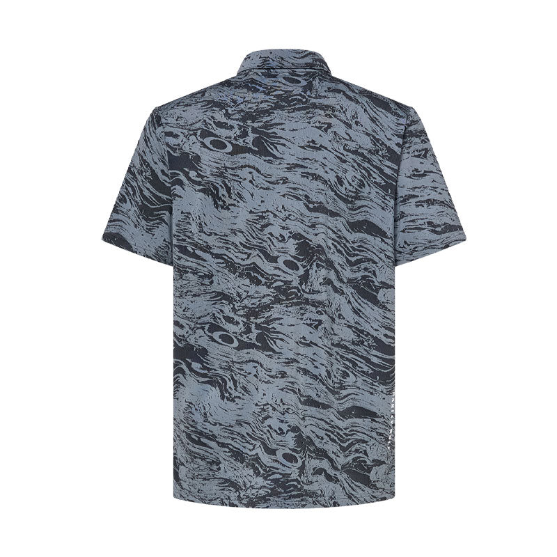 OAKLEY Duality Jacquard Men’s Polo (Black/Grey)