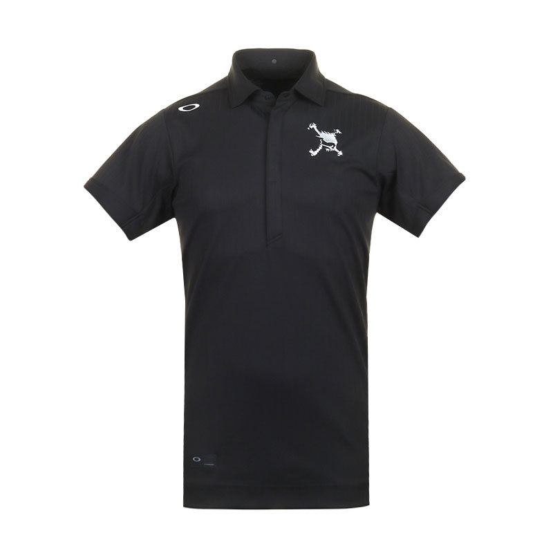 OAKLEY Japan Skull Sleek Stripe Men's Polo (Black)