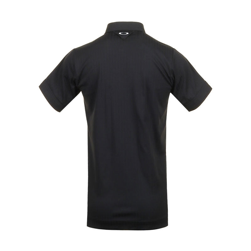 OAKLEY Japan Skull Sleek Stripe Men's Polo (Black)