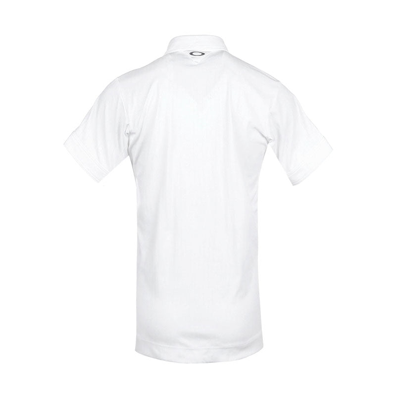 OAKLEY Japan Skull Sleek Stripe Men's Polo (White)