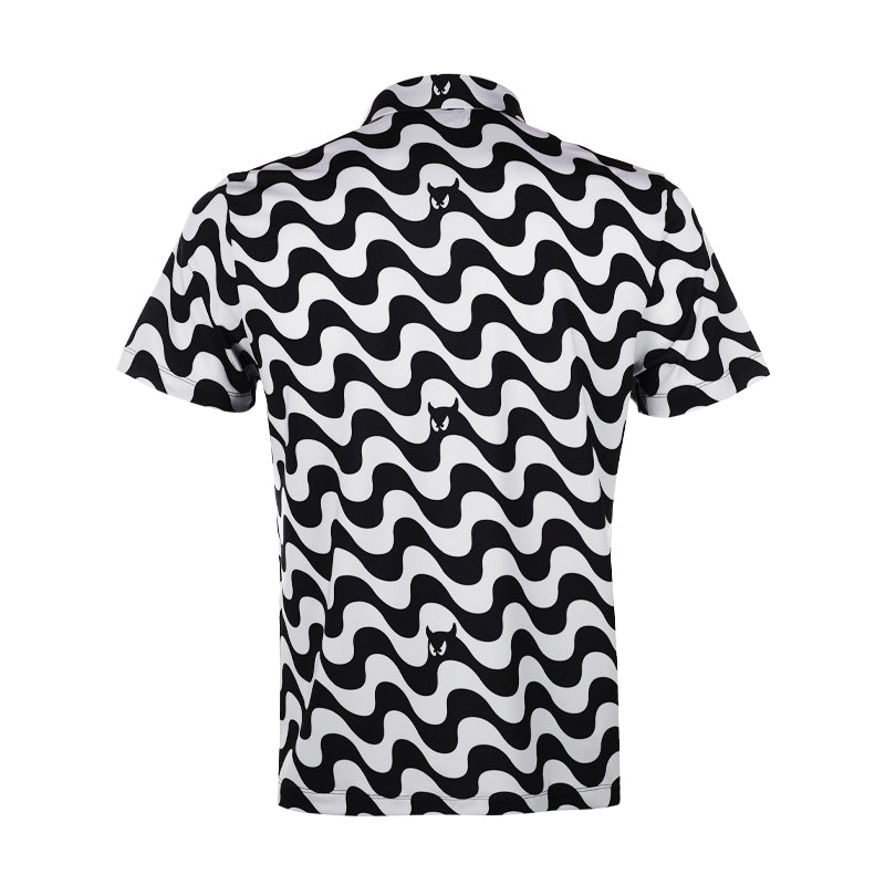 WAAC x Iron Heads Wave Waacky Men's Polo (Black)