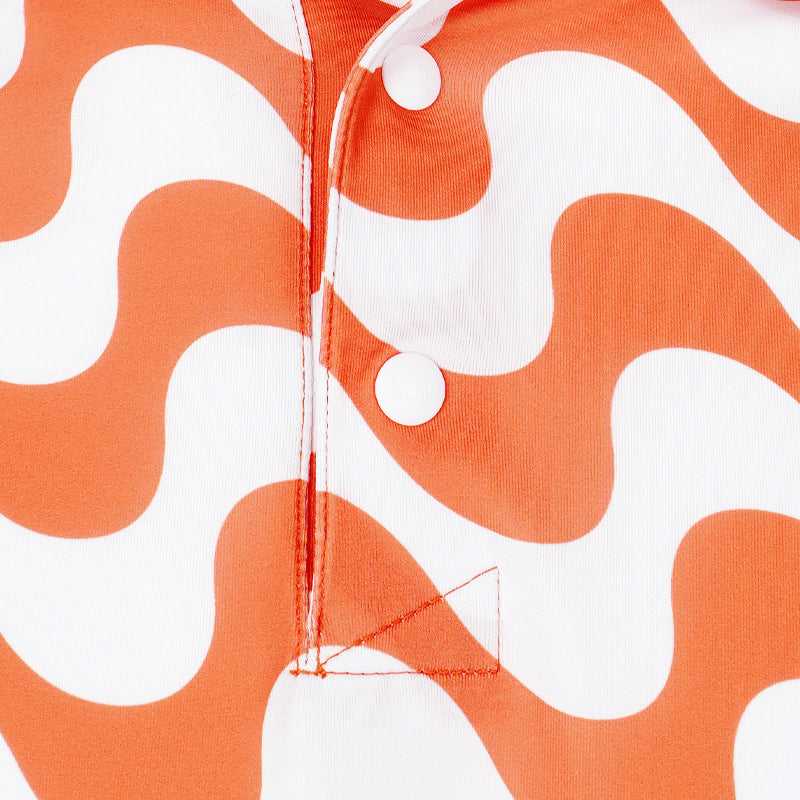 WAAC x Iron Heads Wave Waacky Men's Polo (Orange)