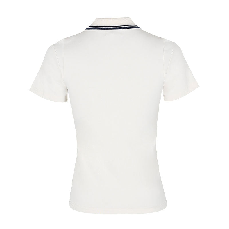 MALBON GOLF Andrea Women's Polo (White)