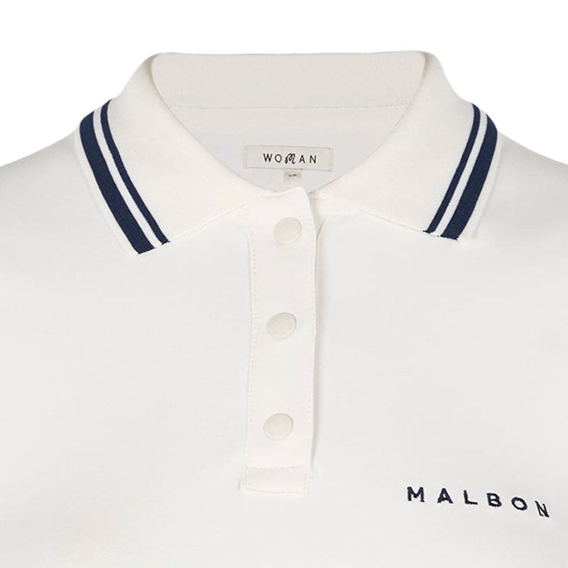 MALBON GOLF Andrea Women's Polo (White)