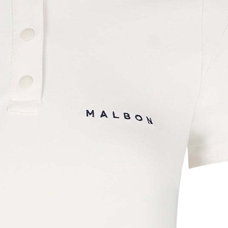 MALBON GOLF Andrea Women's Polo (White)
