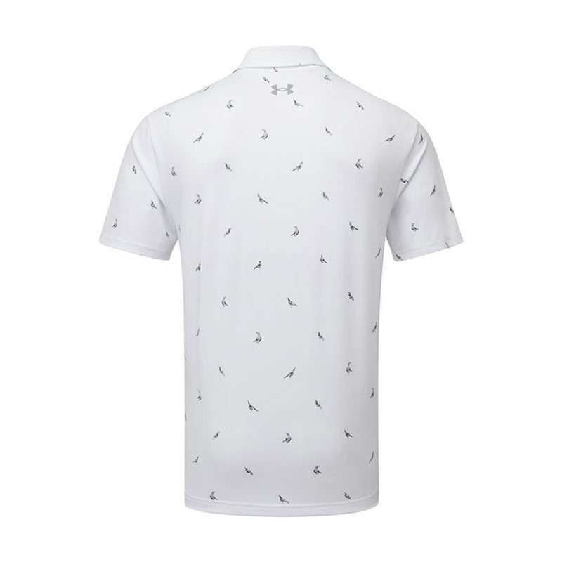 UNDER ARMOUR Playoff 3.0 Stripe Men's Polo (White/Steel)