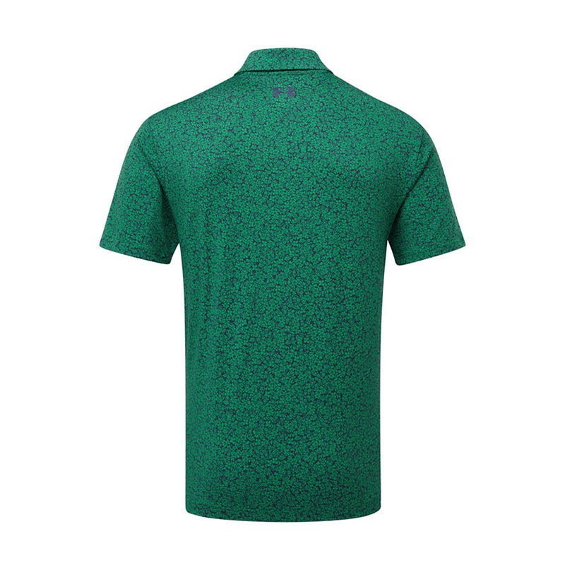 UNDER ARMOUR Playoff 3.0 Stripe Men's Polo (Green/Navy)