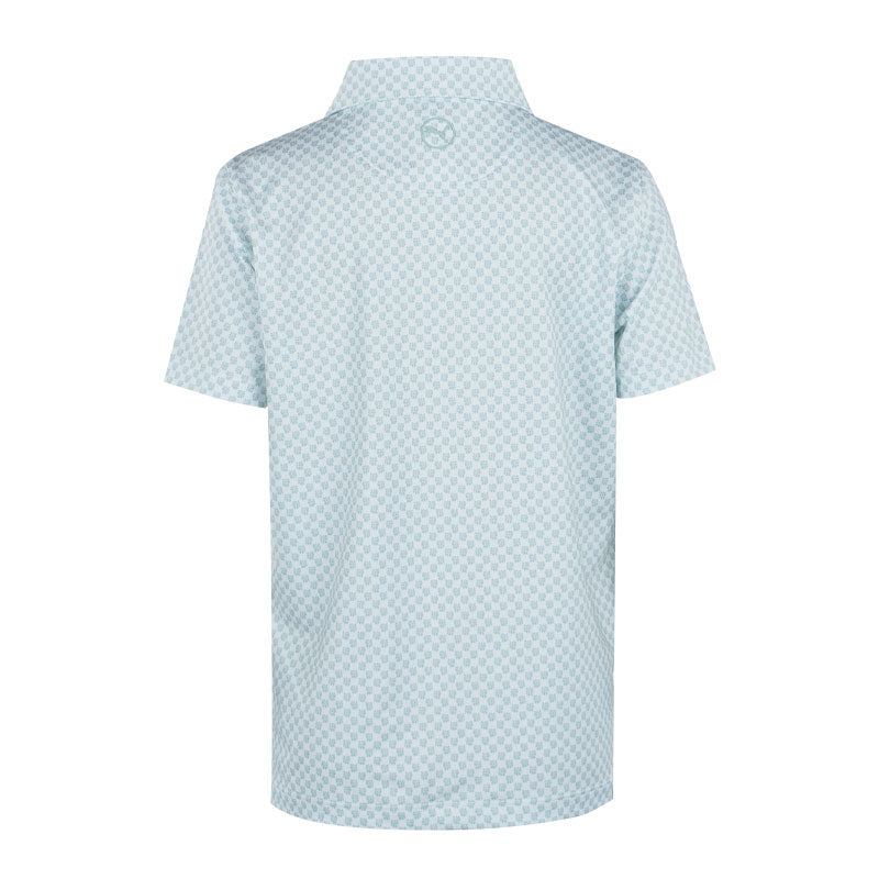 PUMA MATTR Micro Florals Boy's Polo (Mint)