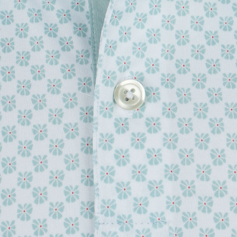 PUMA MATTR Micro Florals Boy's Polo (Mint)