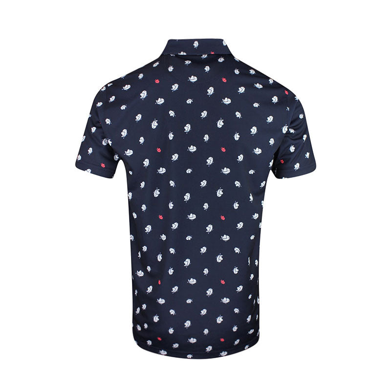 PUMA Pure 2.0 Birdies Men's Polo (Deep Navy/White)