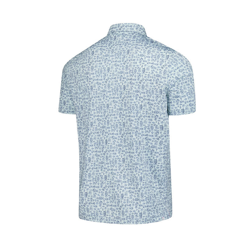 PUMA x Arnold Palmer Sketch Men's Polo (Peaceful Blue)