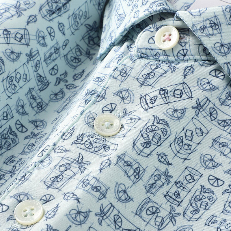 PUMA x Arnold Palmer Sketch Men's Polo (Peaceful Blue)