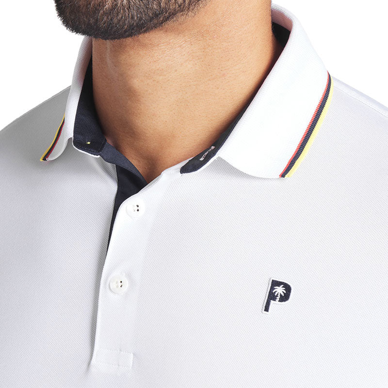 PUMA x PTC Tipped Men's Polo (White Glow)