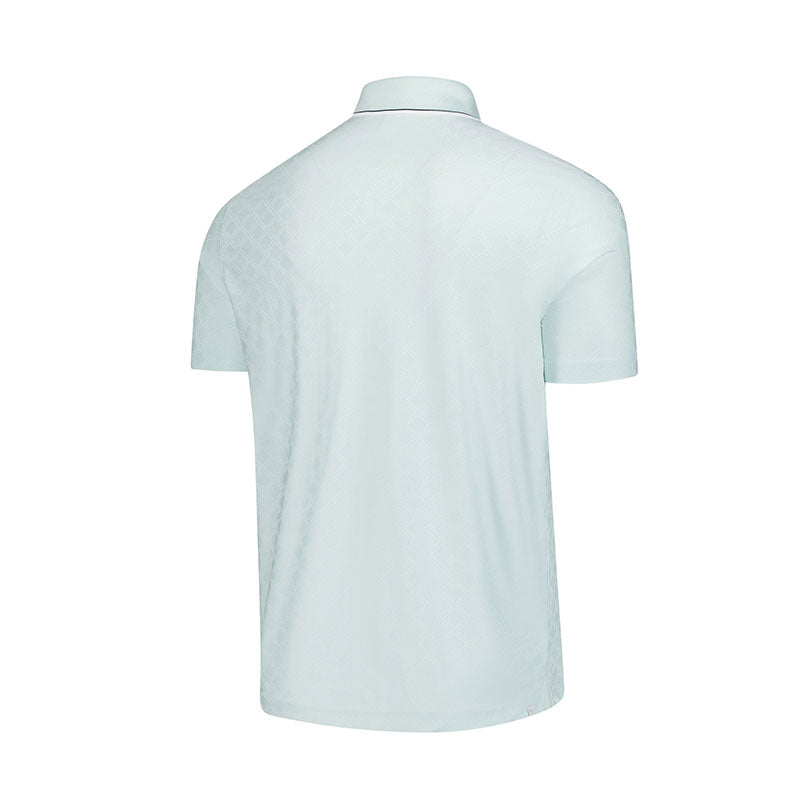 PUMA x Arnold Palmer Tipped Jaquard Men's Polo (Peaceful Blue)