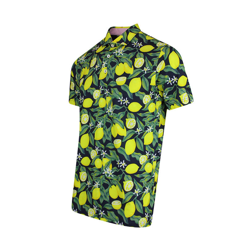PUMA x Arnold Palmer Lemon Branch Men's Polo (Deep Navy)