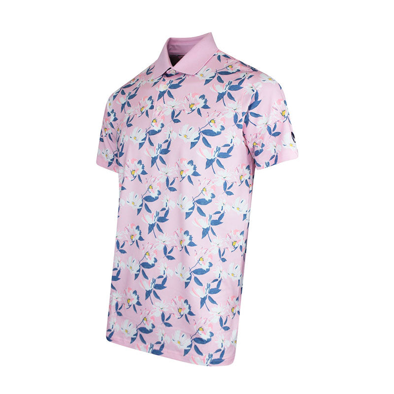PUMA x Arnold Palmer Spring Florals Men's Polo (Pale Pink)