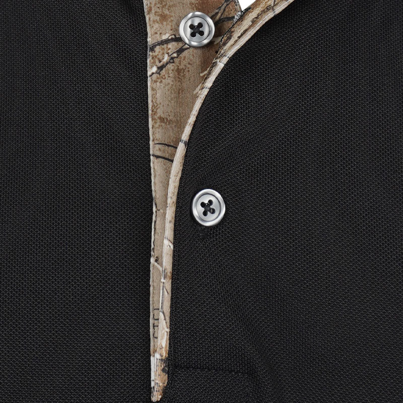 PUMA x Realtree Tipped Men's Polo (Black)