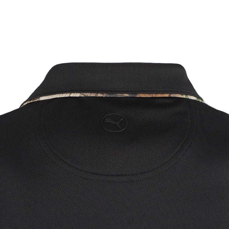 PUMA x Realtree Tipped Men's Polo (Black)