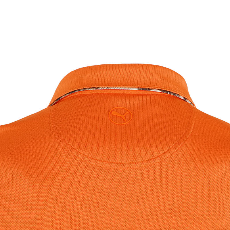 PUMA x Realtree Tipped Men's Polo (Rickie Orange)