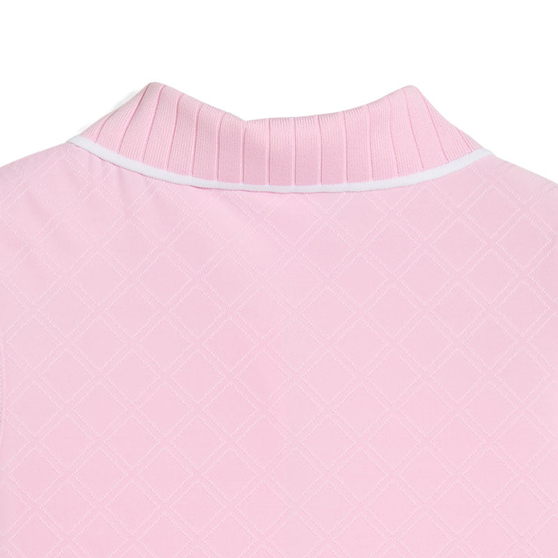 PUMA x Arnold Palmer Jacquard Women's Sleeveless Polo (Pale Pink)