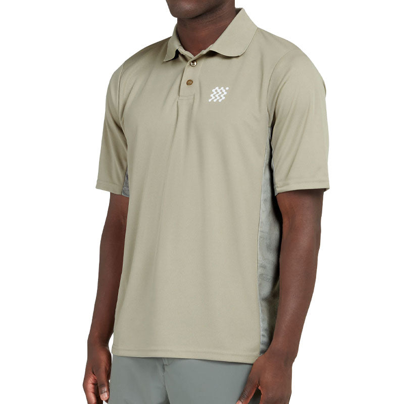 MANORS The Course Men's Polo (Taupe)