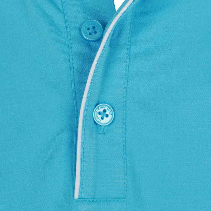 CALVIN KLEIN San Marcos Men's Polo (Aquarius)