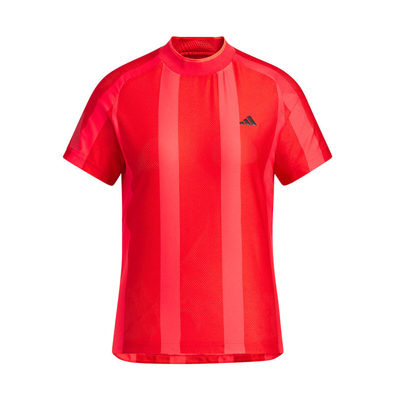 ADIDAS AEROREADY Adizero Bodymapping Women's Mock Shirt (Ruby)