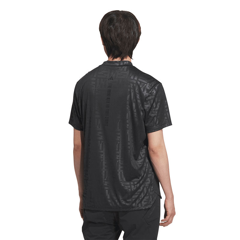 ADIDAS Golf Emboss Men's Polo (Black)